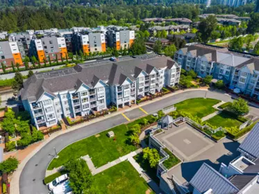 Aerial View of 302 3142 St Johns Street, Port Moody, BC