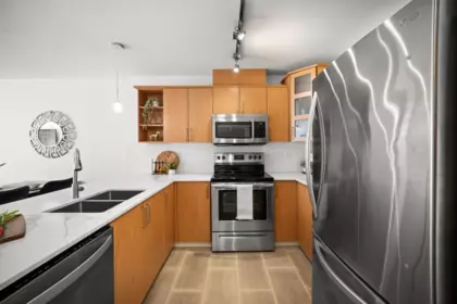 Kitchen Photo of 302 3142 St Johns Street, Port Moody, BC