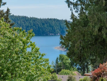 Aerial View of 616 N Fletcher Road, Gibsons, BC