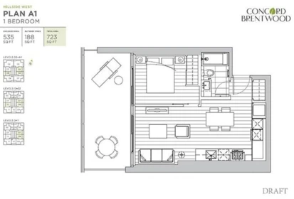 Bedroom 2 Photo of 2401 4720 Lougheed Highway, Burnaby, BC