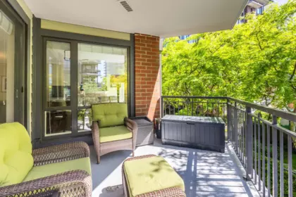 Aerial View of 301 1580 Martin Street, White Rock, BC