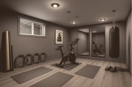 Basement Recreation Room Photo of 1 122 Eighth Avenue, New Westminster, BC
