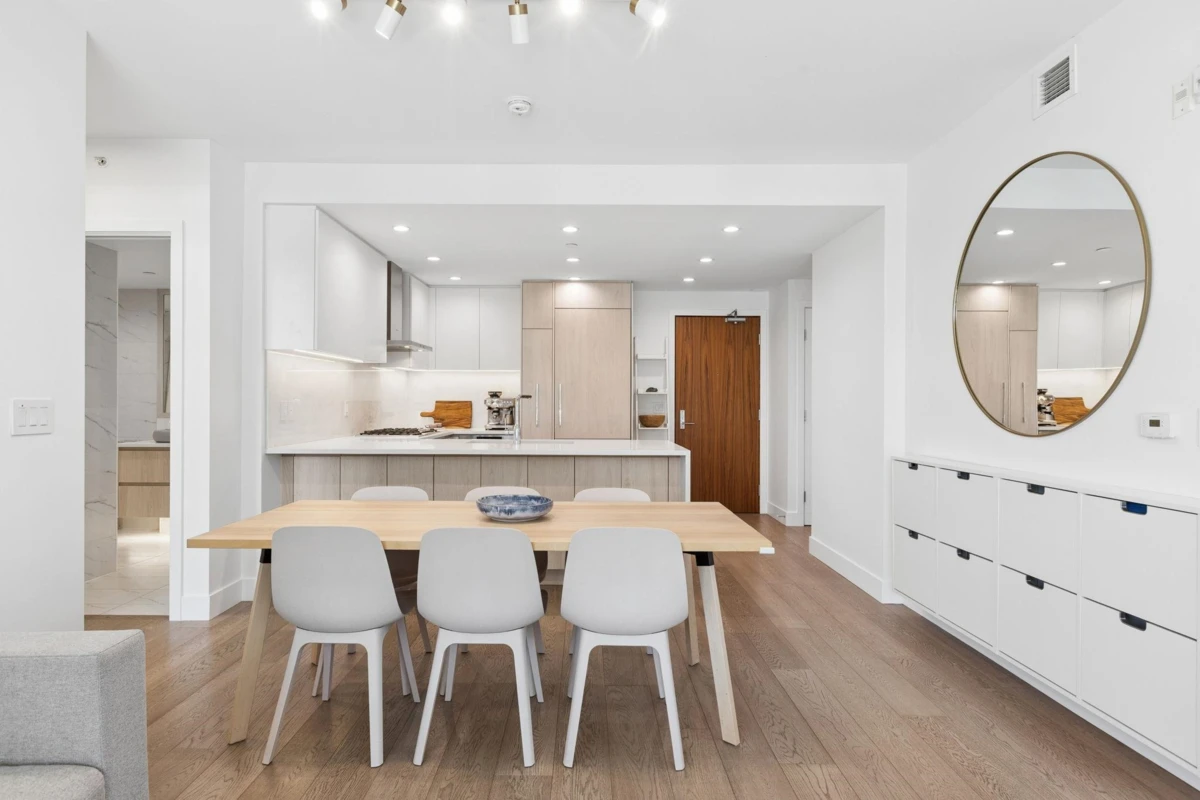 Dining Area Photo of 208 177 W 3rd Street, North Vancouver, BC