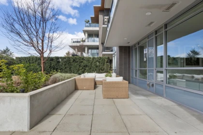 Outdoor Patio Photo of 208 177 W 3rd Street, North Vancouver, BC