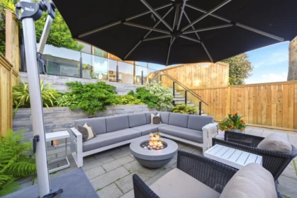 Aerial View of 308 E 6th Street, North Vancouver, BC