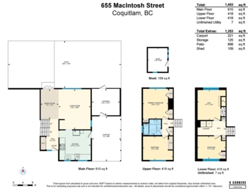 Playground / Recreational Area Near 655 Macintosh Street, Coquitlam, BC