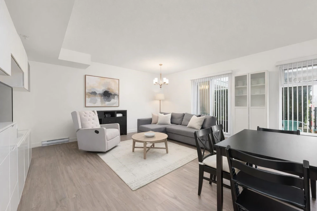Living Room Photo of 103 2232 Douglas Road, Burnaby, BC