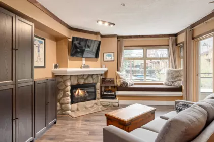 Outdoor Deck Photo of 207 2050 Lake Placid Road, Whistler, BC