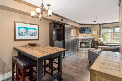 Outdoor Patio Photo of 207 2050 Lake Placid Road, Whistler, BC