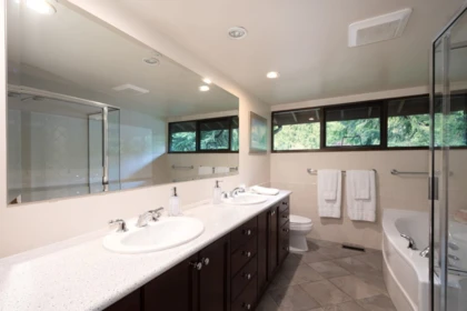 Aerial View of 5335 Marine Drive, West Vancouver, BC