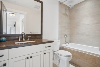 Guest Bathroom Photo of 301 4721 Hastings Street, Burnaby, BC
