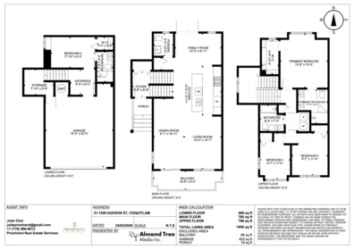 Aerial View of 31 1228 Hudson Street, Coquitlam, BC