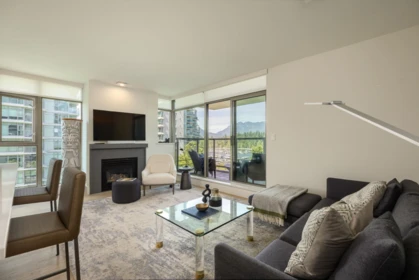 Kitchen Island Photo of 603 1680 Bayshore Drive, Vancouver, BC