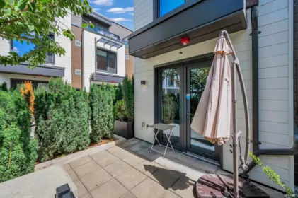 Aerial View of 404 606 Foster Avenue, Coquitlam, BC