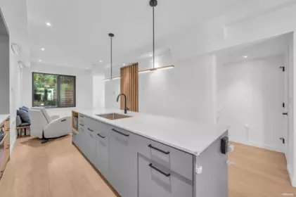 Kitchen Island Photo of 404 606 Foster Avenue, Coquitlam, BC