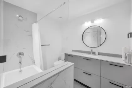 Powder Room Photo of 404 606 Foster Avenue, Coquitlam, BC