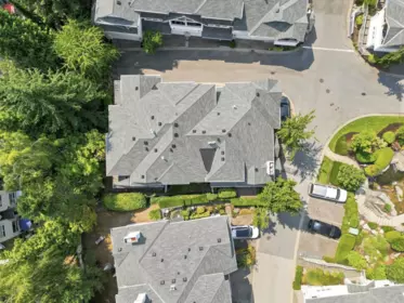 Aerial View of 49 15037 58 Avenue, Surrey, BC