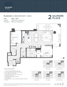 Primary Bedroom Photo of 4201 2108 Gilmore Avenue, Burnaby, BC