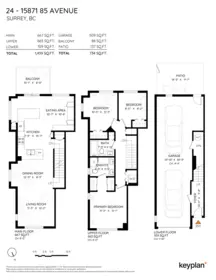 24 15871 85 Avenue, Surrey, BC, Surrey — Townhouse for sale