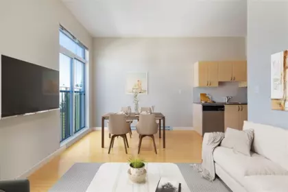 Living Room Photo of 505 13728 108 Avenue, Surrey, BC