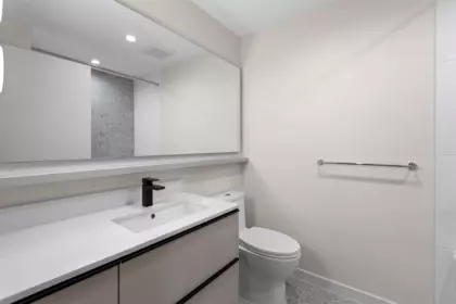 Basement Recreation Room Photo of 105 2015 St. Johns Street, Port Moody, BC