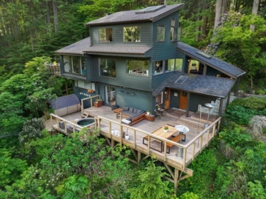 Exterior Rear Photo of 4440 Marion Road, North Vancouver, BC