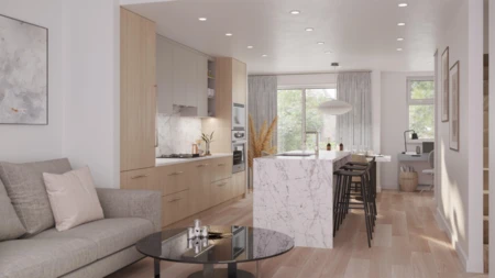 Kitchen Island Photo of 112 2050 Glenaire Drive, North Vancouver, BC