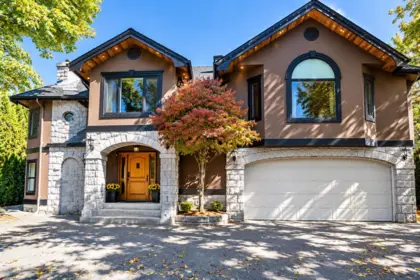 Exterior Rear Photo of 6469 Marine Drive, Burnaby, BC