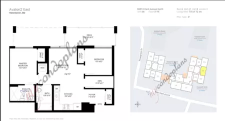 804 3581 E Kent Avenue North, Vancouver, BC, Vancouver — Apartment/Condo for sale