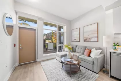 101 3588 Sawmill Crescent, Vancouver, BC, Vancouver — Townhouse for sale