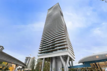 Aerial View of 2402 4890 Lougheed Highway, Burnaby, BC