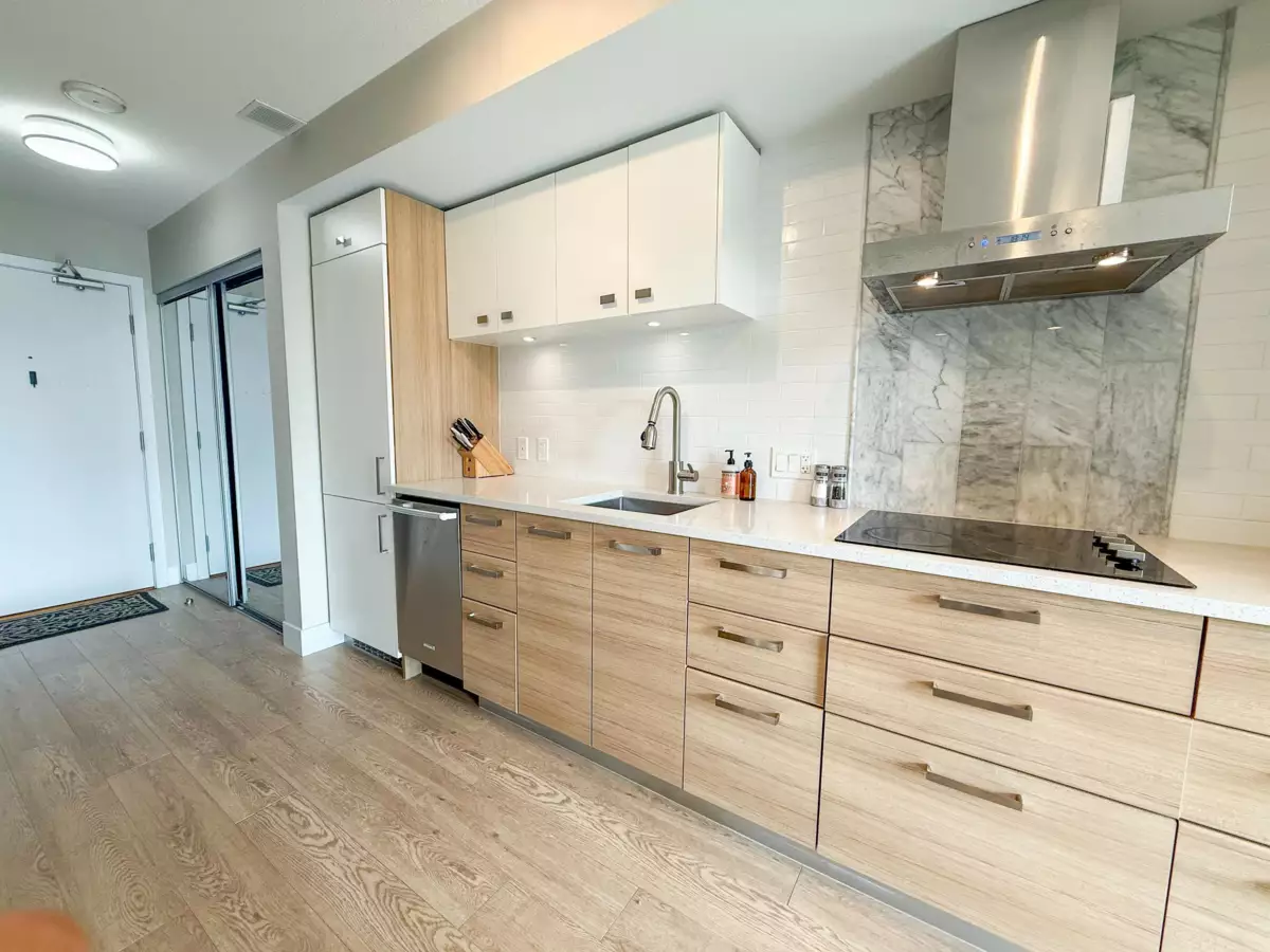 Living Room Photo of 305 1783 Manitoba Street, Vancouver, BC