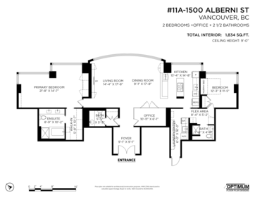 11A 1500 Alberni Street, Vancouver, BC, Vancouver — Apartment/Condo for sale