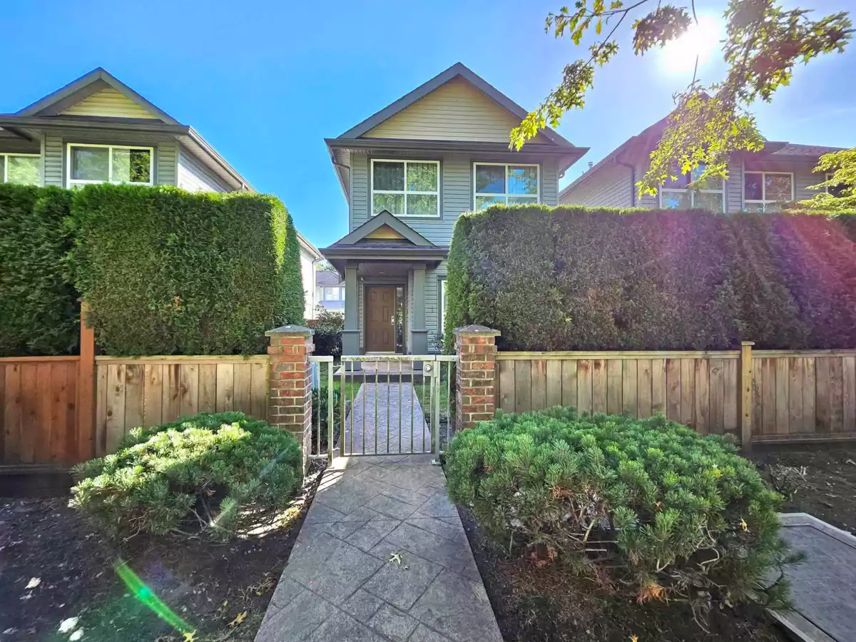 Exterior Rear Photo of 1 6733 Livingstone Place, Richmond, BC