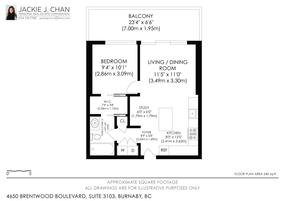 Backyard Photo of 3103 4650 Brentwood Boulevard, Burnaby, BC