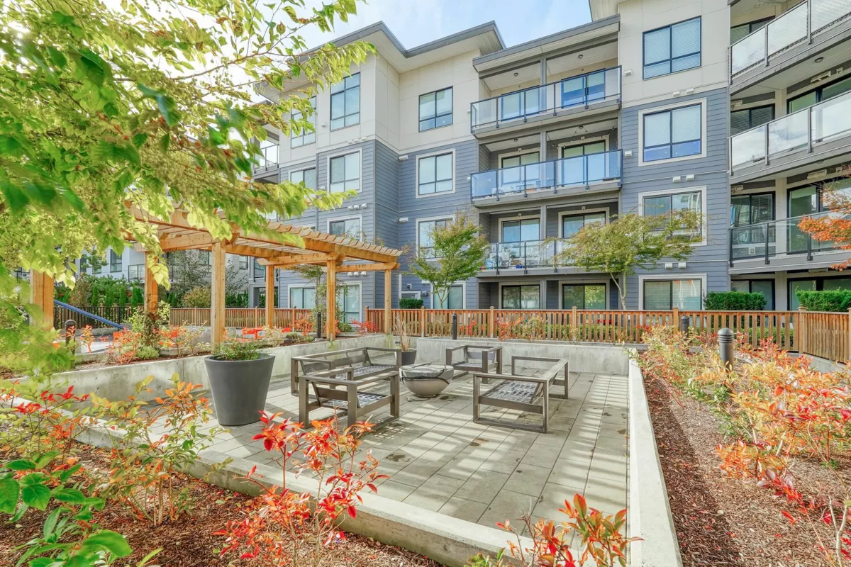 Aerial View of 110 20356 72b Avenue, Langley, BC