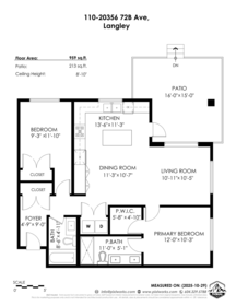Playground / Recreational Area Near 110 20356 72b Avenue, Langley, BC