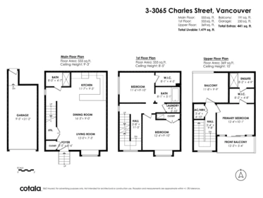 3 3065 Charles Street, Vancouver, BC, Vancouver — Half Duplex for sale