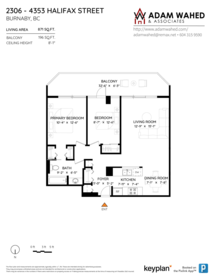 Office / Den Photo of 2306 4353 Halifax Street, Burnaby, BC