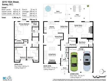 Garage Interior Photo of 2215 153a Street, Surrey, BC