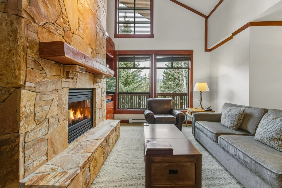 Family Room Photo of 208 2202 Gondola Way, Whistler, BC