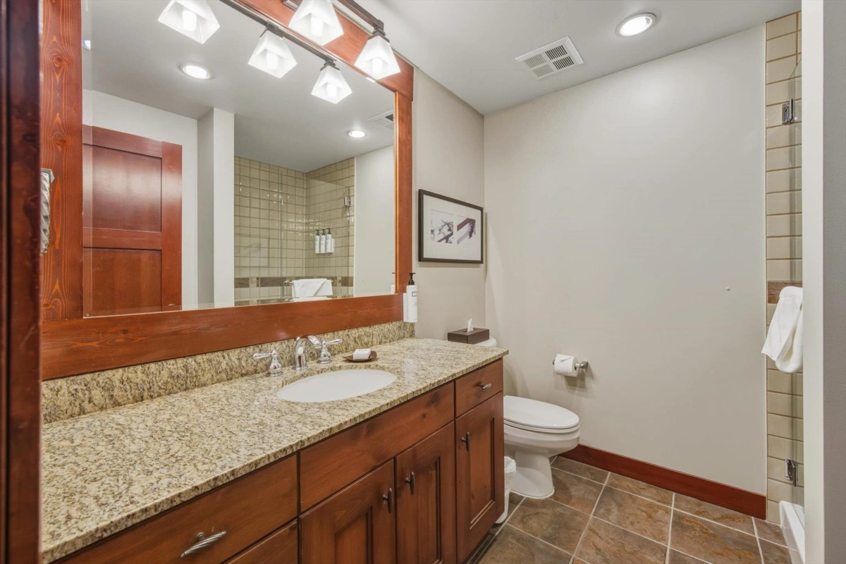 Guest Bathroom Photo of 208 2202 Gondola Way, Whistler, BC