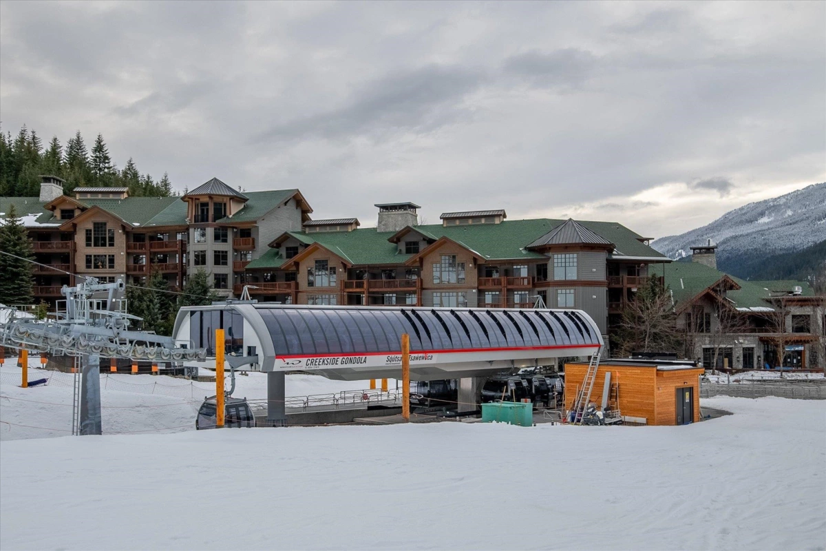 Outdoor Deck Photo of 208 2202 Gondola Way, Whistler, BC