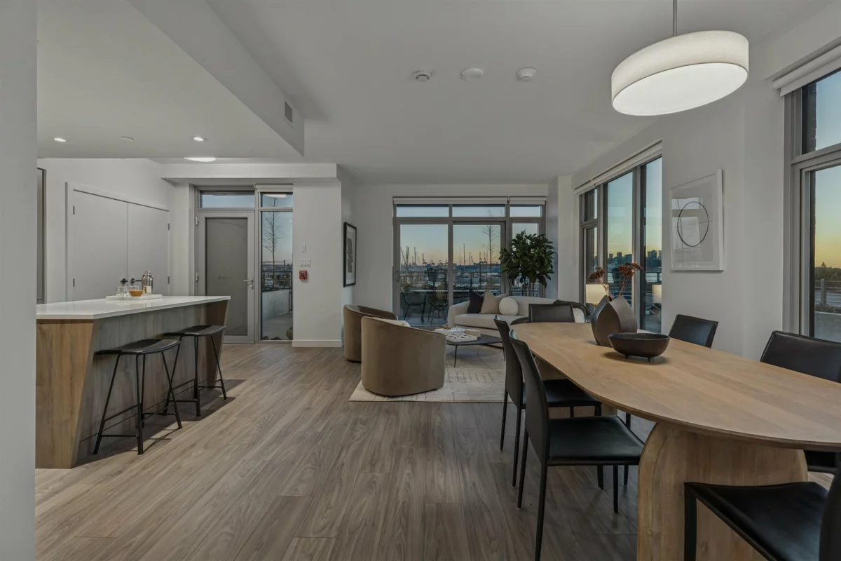 Exterior Rear Photo of 112 755 Harbourside Drive, North Vancouver, BC