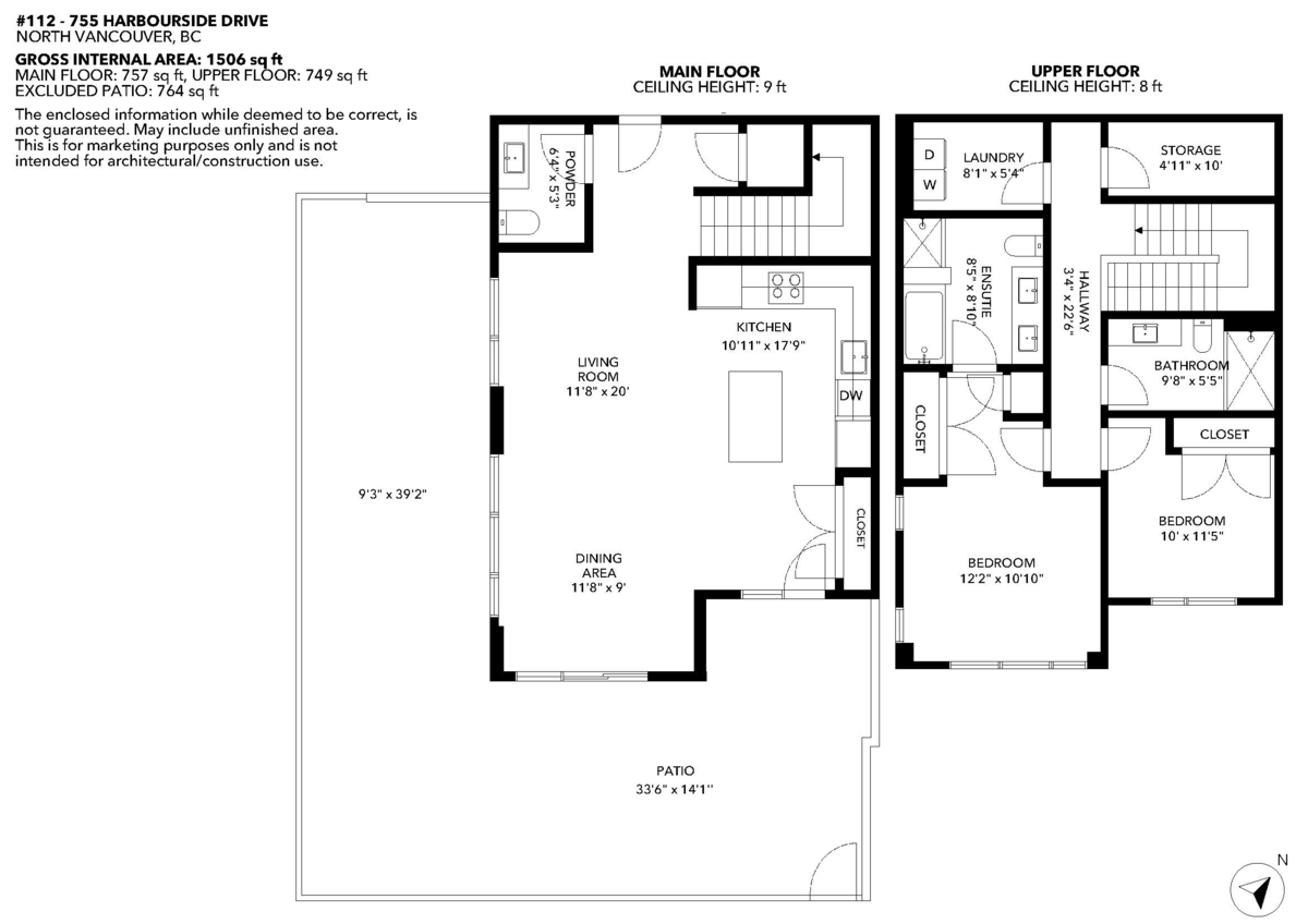 Street View Photo of 112 755 Harbourside Drive, North Vancouver, BC