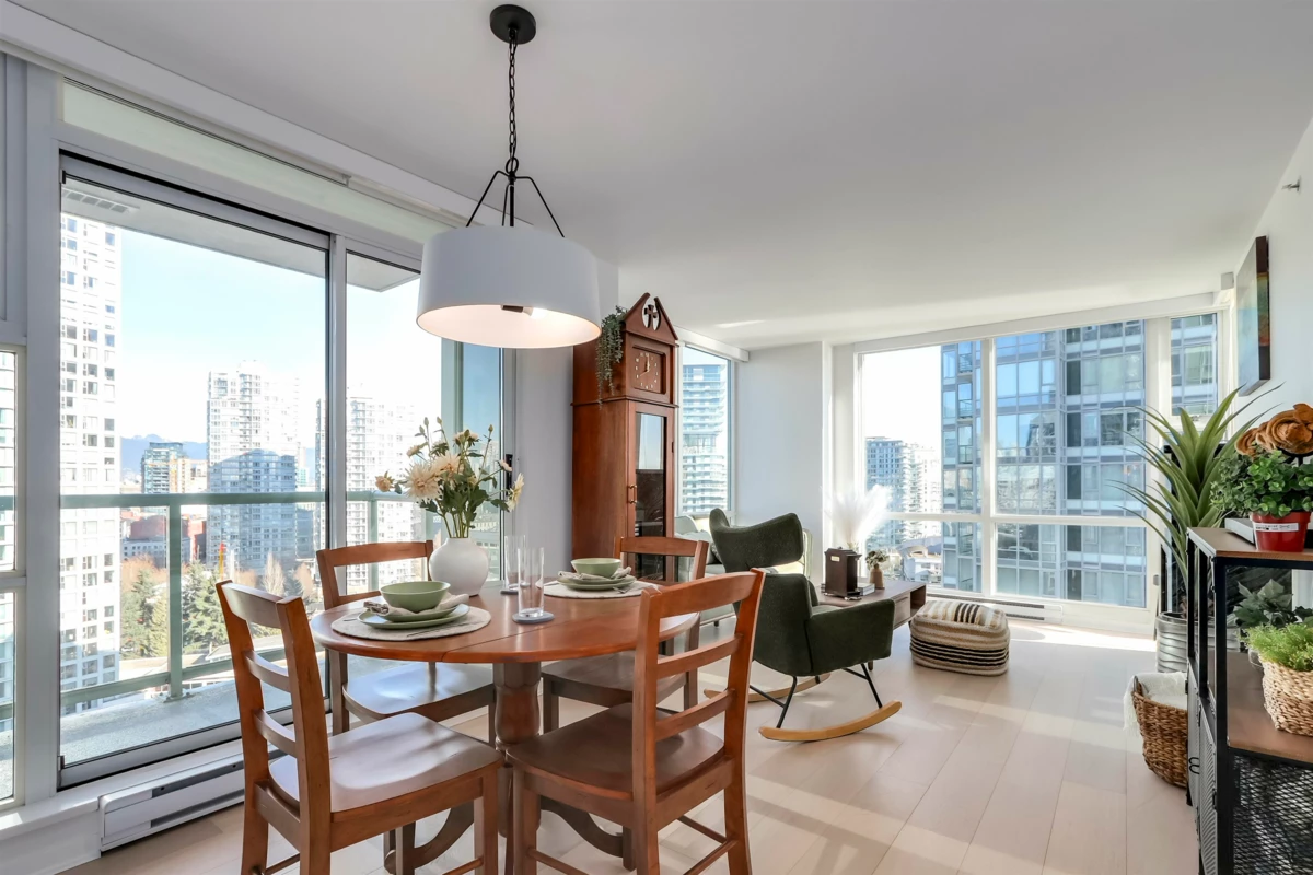 Exterior Rear Photo of 1807 1077 Marinaside Crescent, Vancouver, BC