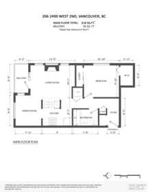 Primary Bedroom Photo of 206 2490 W 2nd Avenue, Vancouver, BC