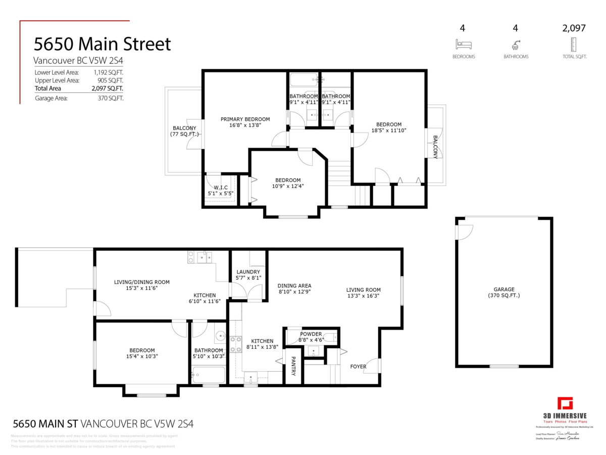 Outdoor Deck Photo of 5650 Main Street, Vancouver, BC