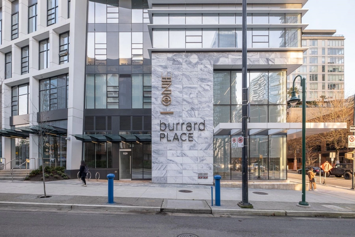 Aerial View of 5205 1289 Hornby Street, Vancouver, BC