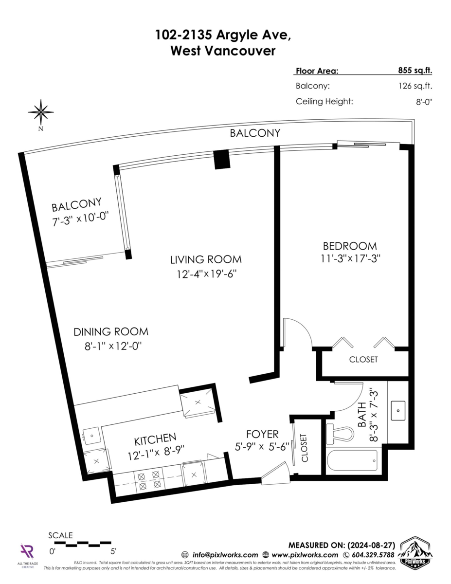 Bedroom 4 Photo of 102 2135 Argyle Avenue, West Vancouver, BC